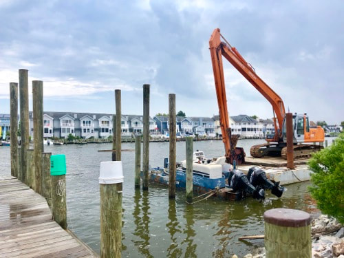 Boat Lift Poles in Ocean City, MD